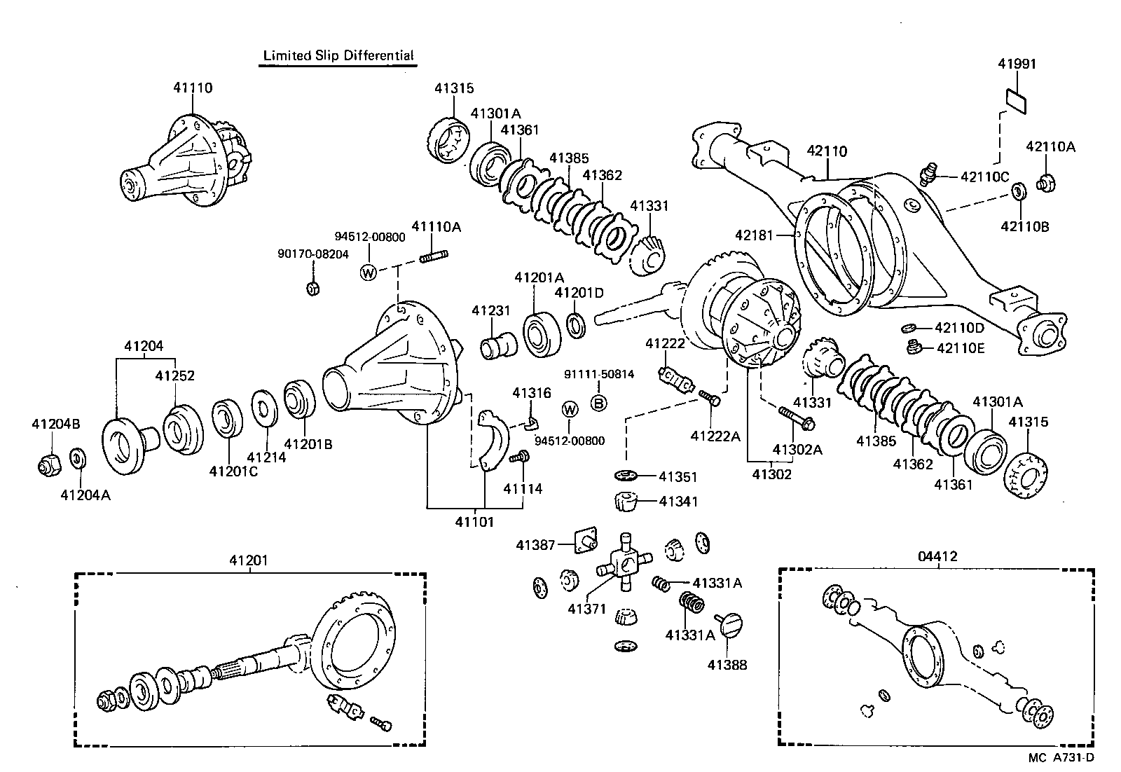 Rear Axle Housing Differential