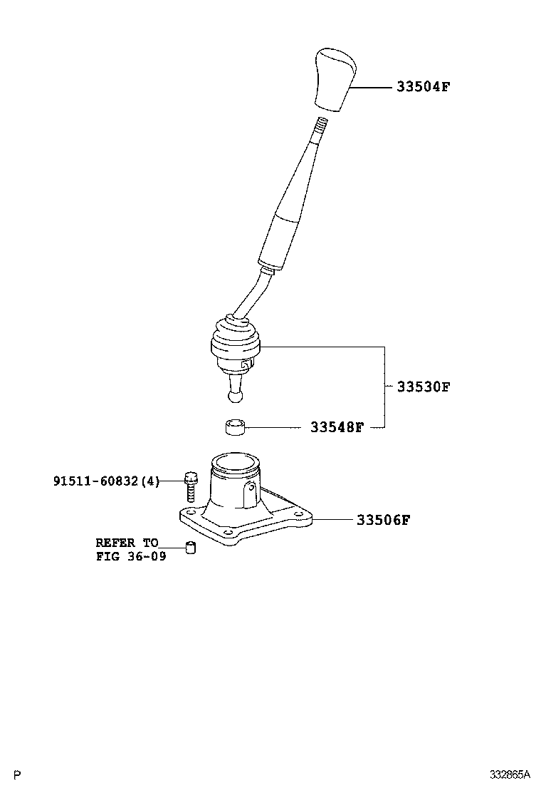 Shift Lever & Retainer