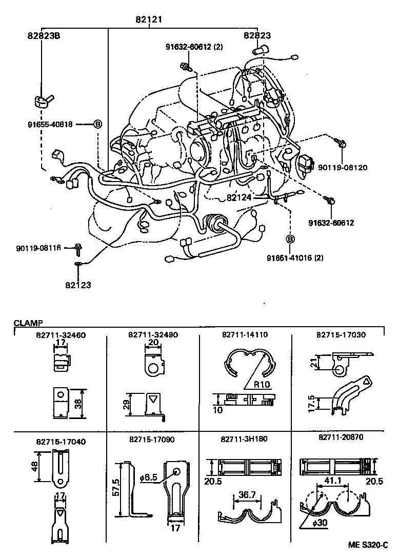 Wiring & Clamp