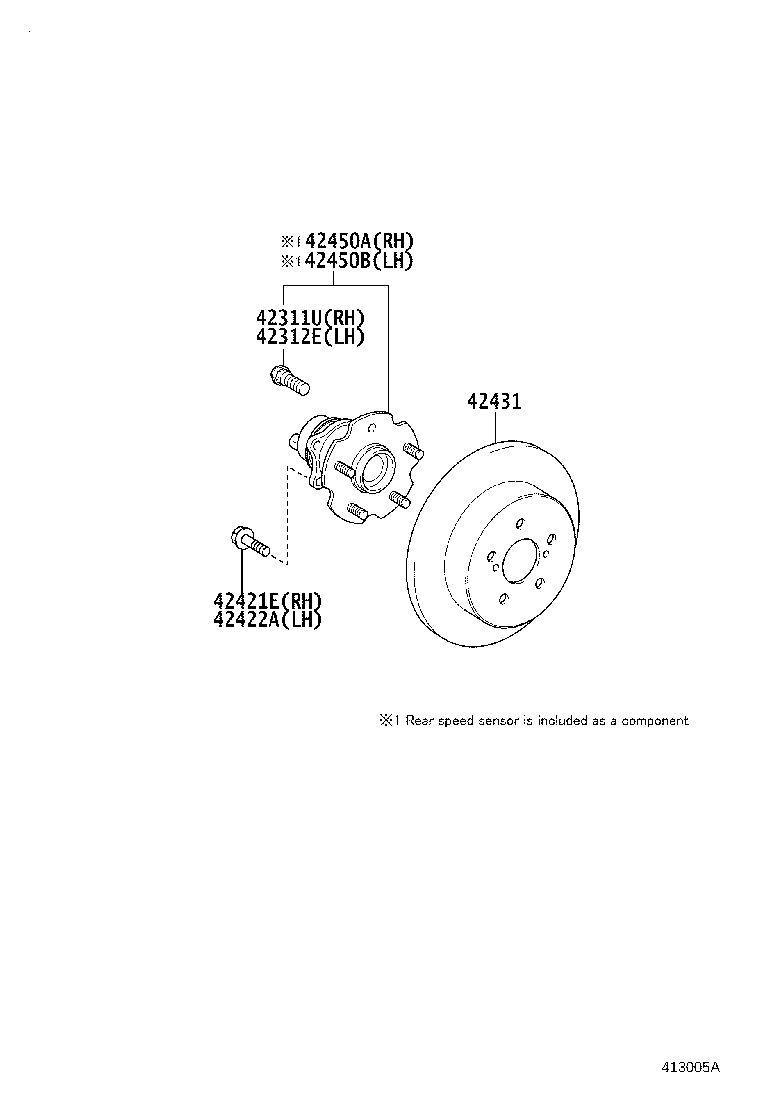 Rear Axle Shaft Hub