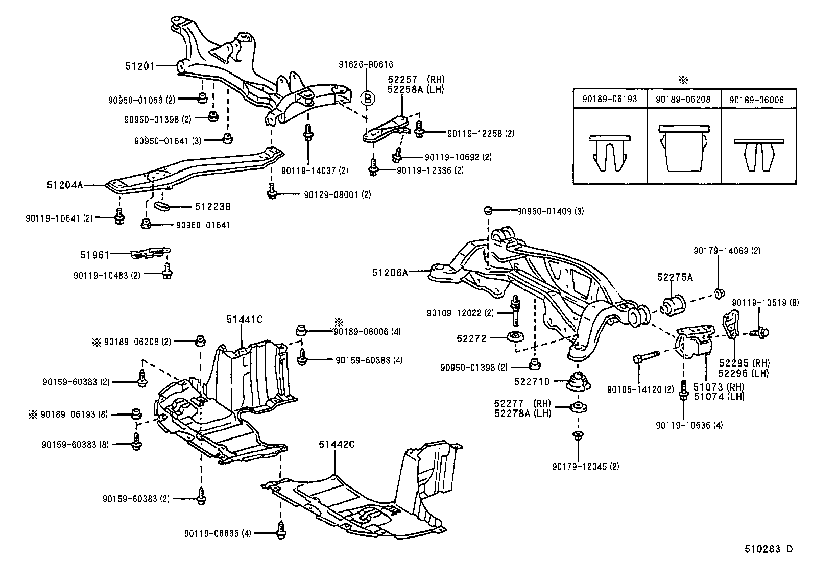 Suspension Crossmember & Under Cover