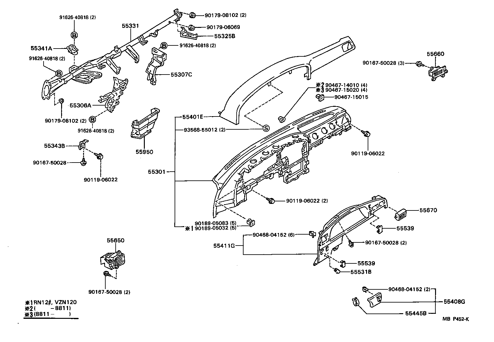 Instrument Panel Glove Compartment