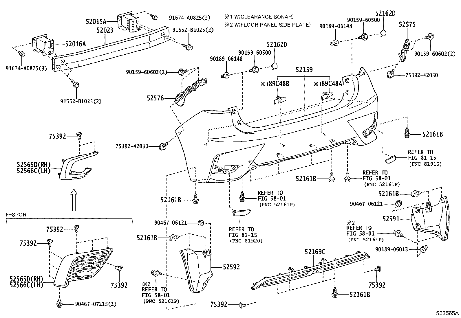 Rear Bumper & Bumper Stay