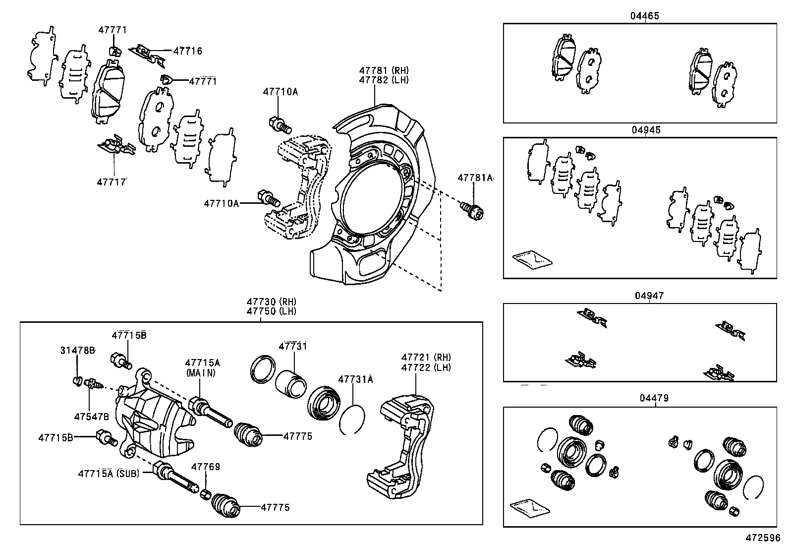 Front Disc Brake Caliper Dust Cover