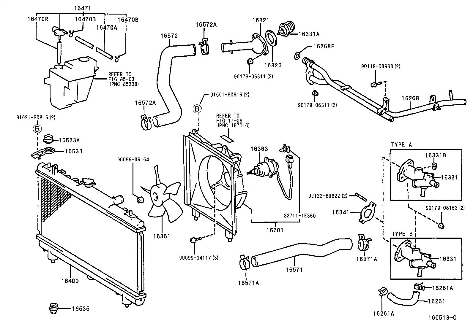 Radiator Water Outlet