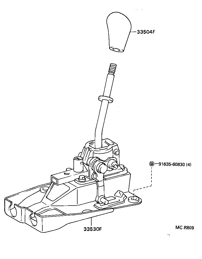Shift Lever & Retainer