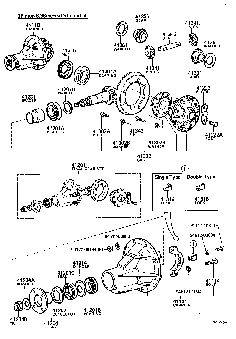 Rear Axle Housing Differential