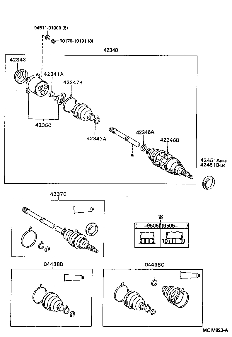 Rear Axle Shaft Hub