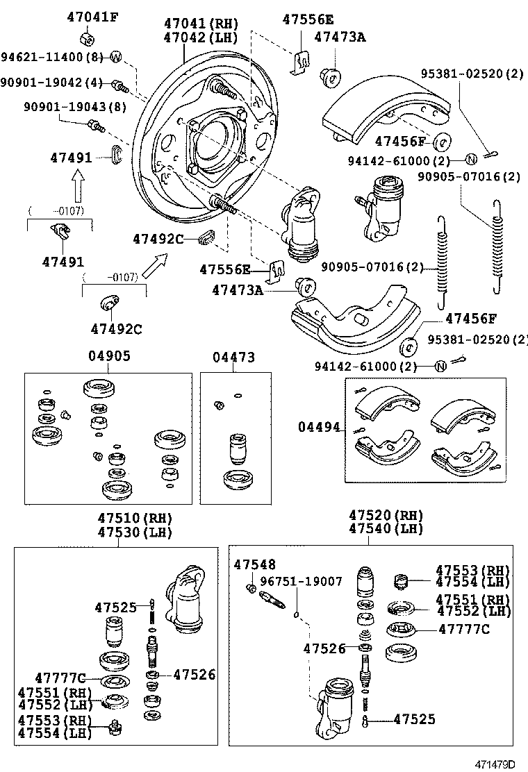 Front Drum Brake Wheel Cylinder