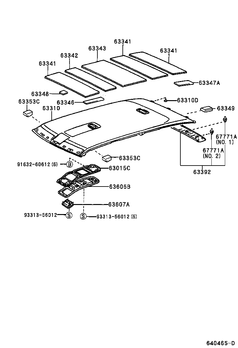 Headlining & Silencer Pad