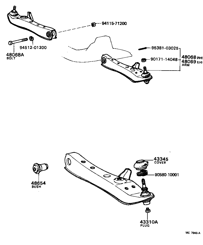 Front Axle Arm Steering Knuckle