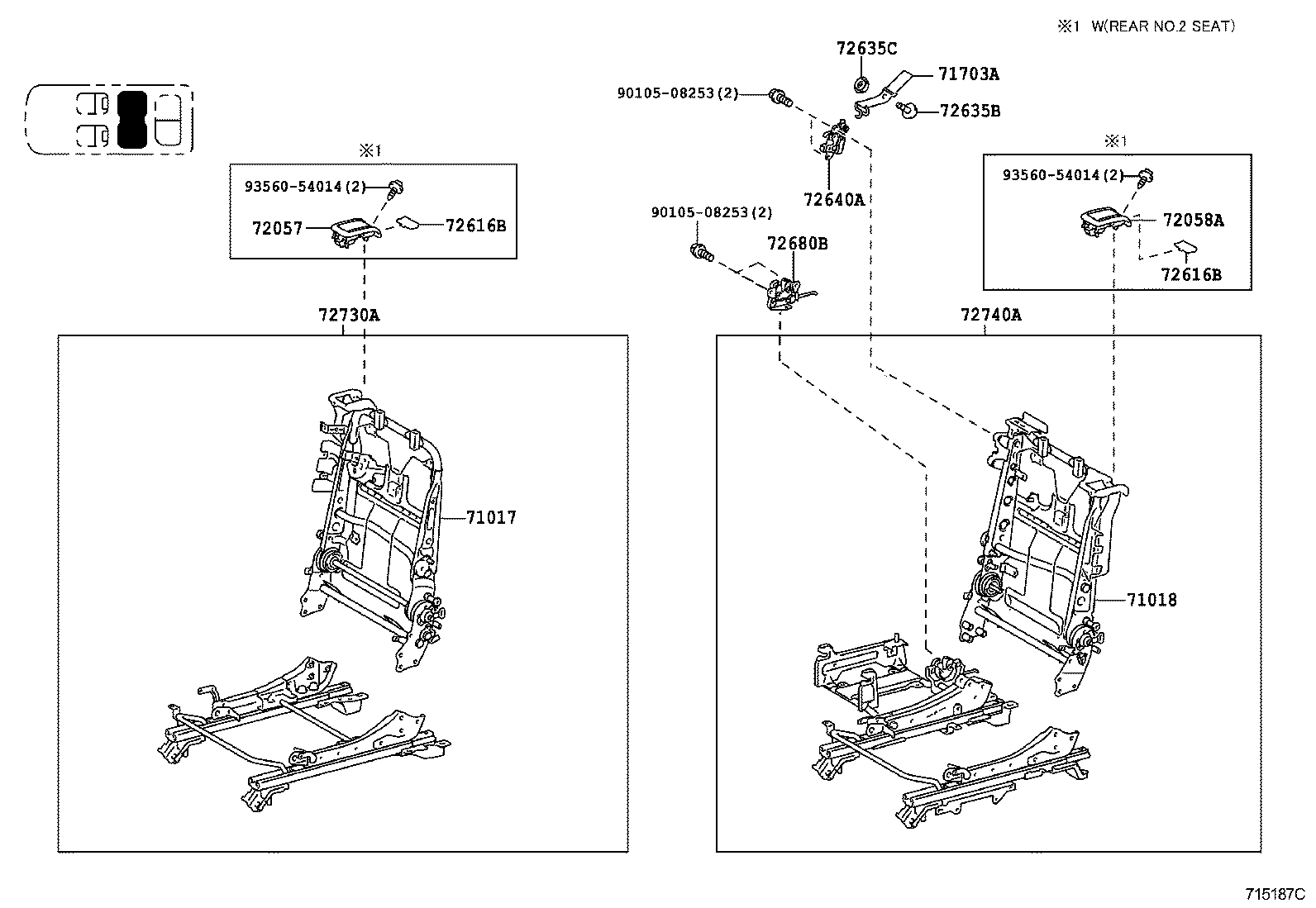 Rear Seat & Seat Track