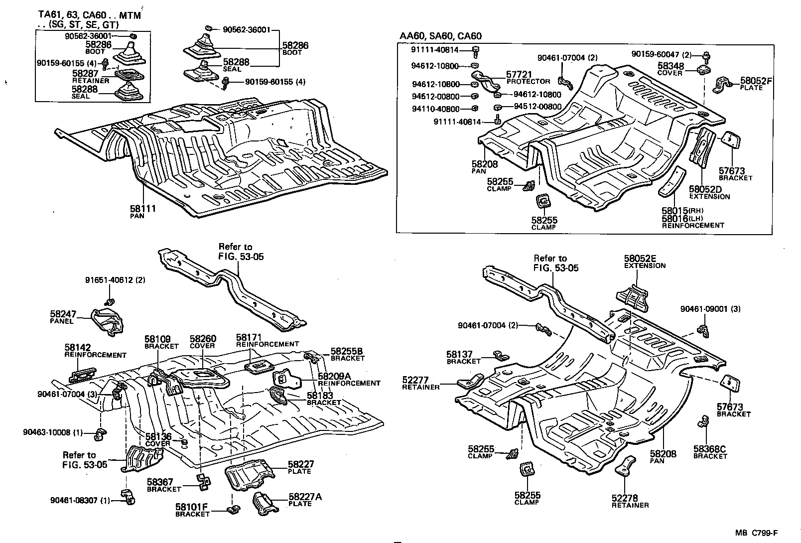 Floor Pan & Lower Back Panel