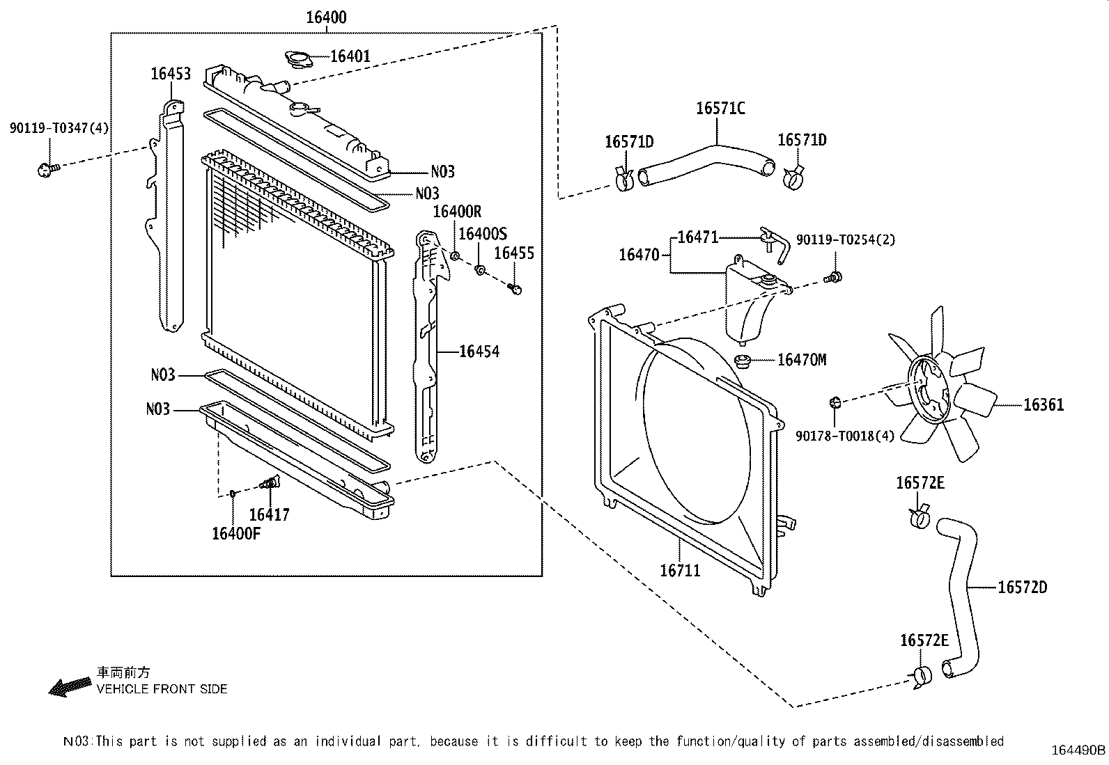 Radiator Water Outlet