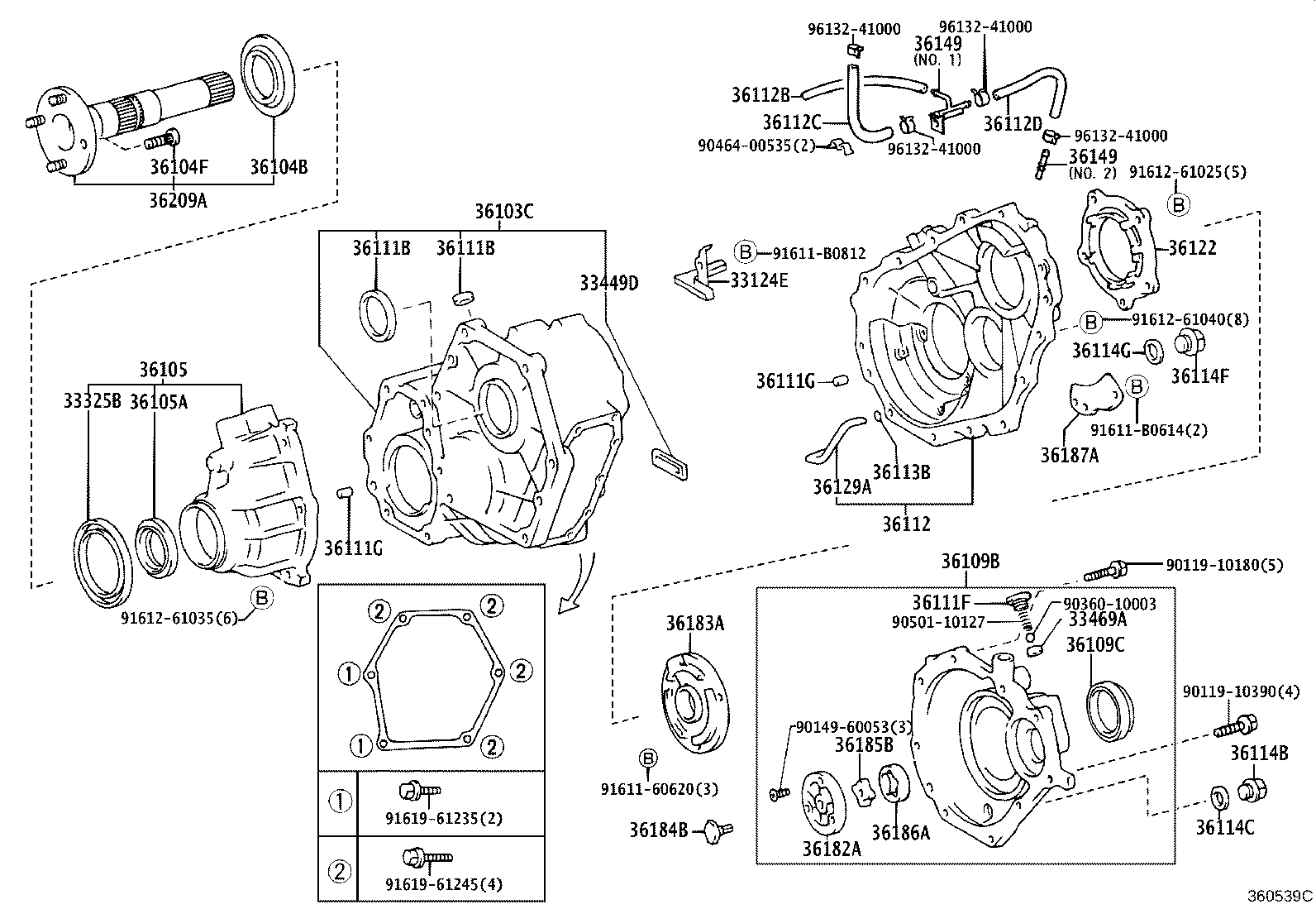 Transfer Case & Extension Housing