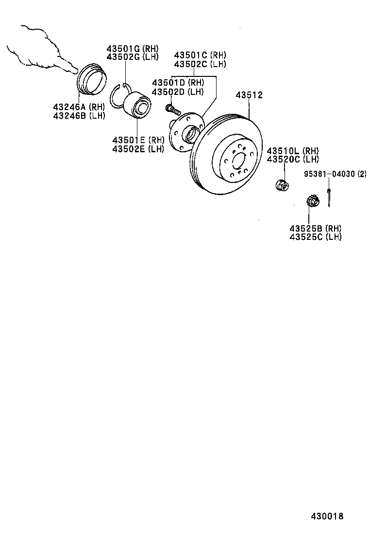 Front Axle Hub