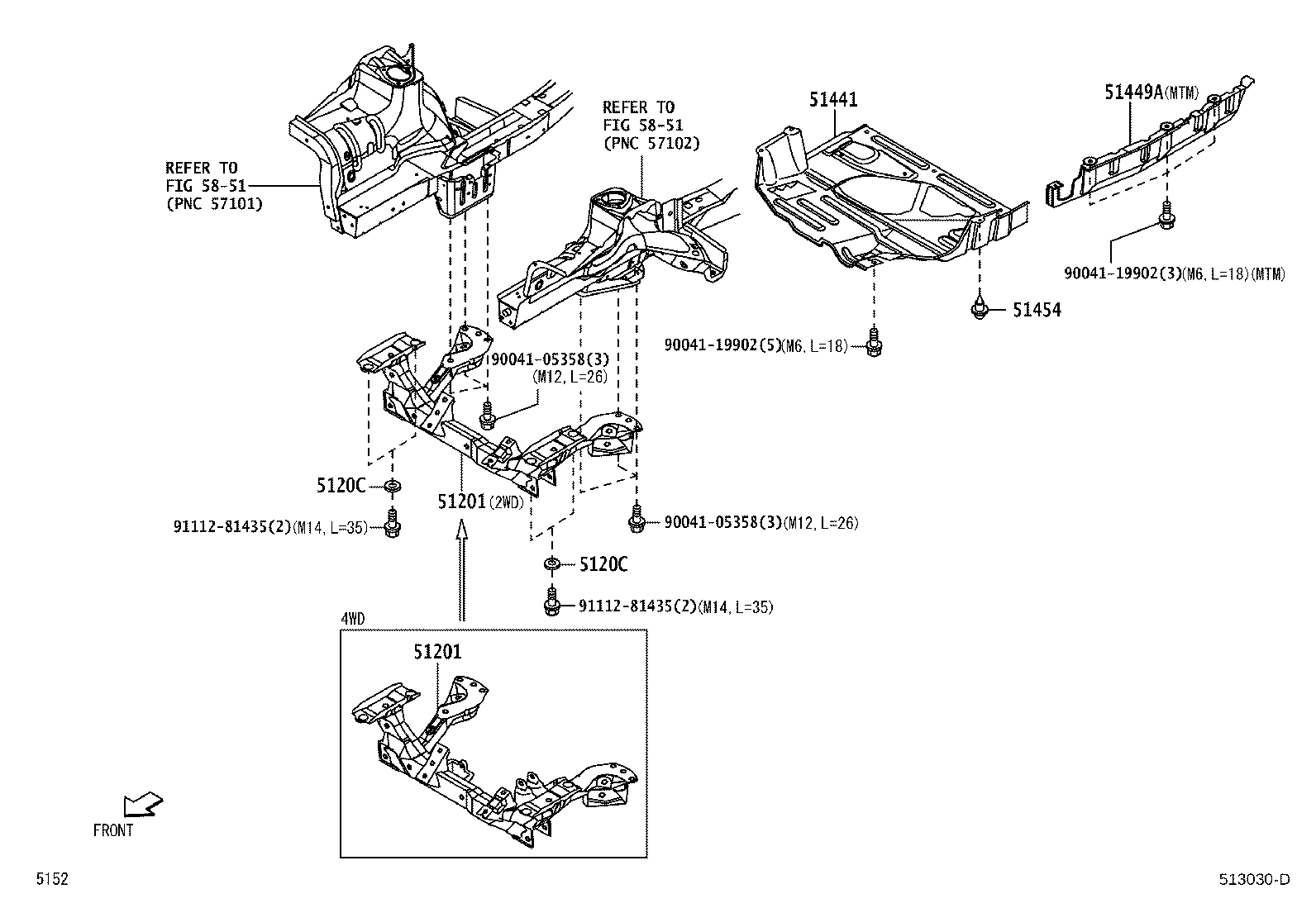 Suspension Crossmember & Under Cover