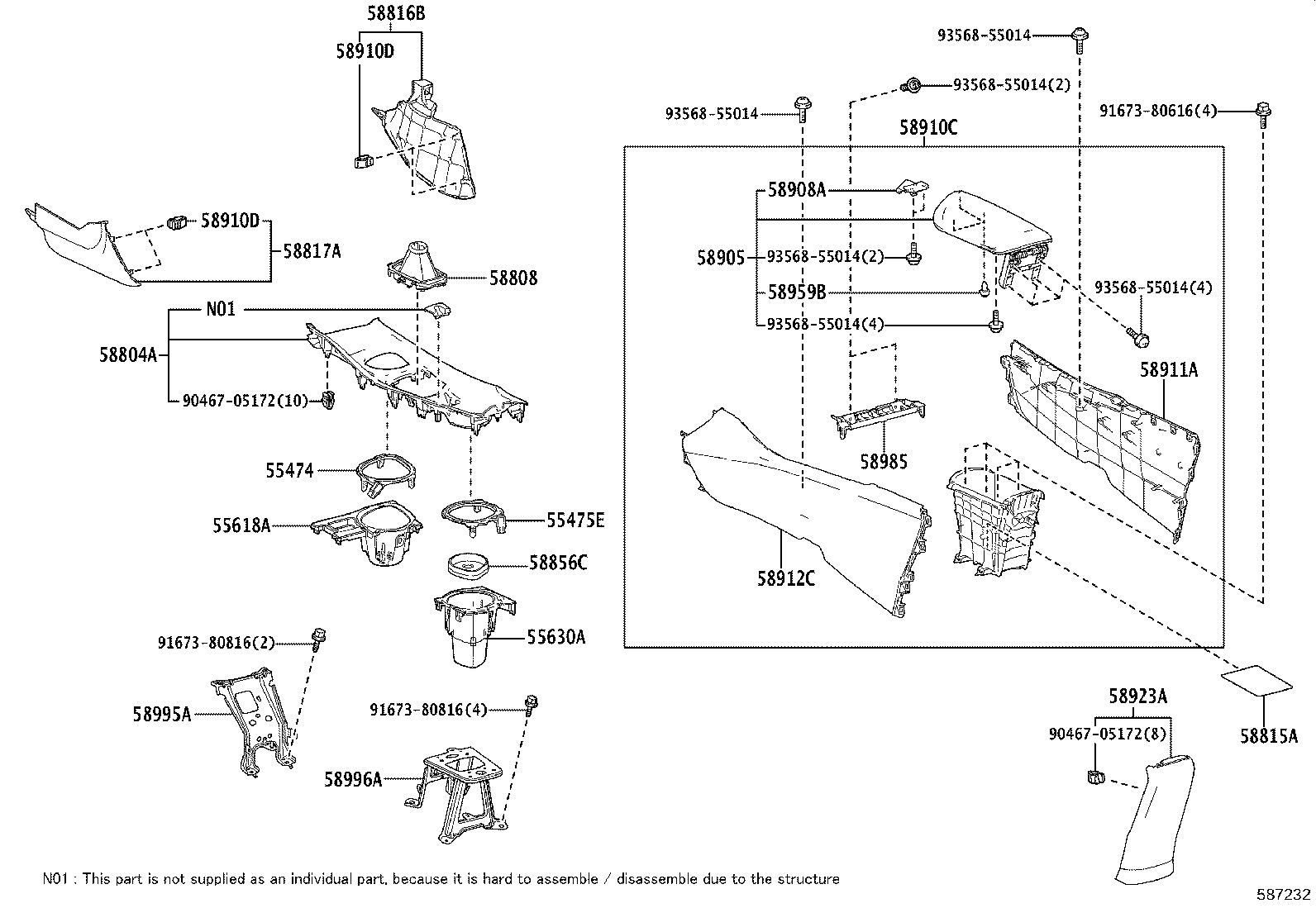 Console Box & Bracket