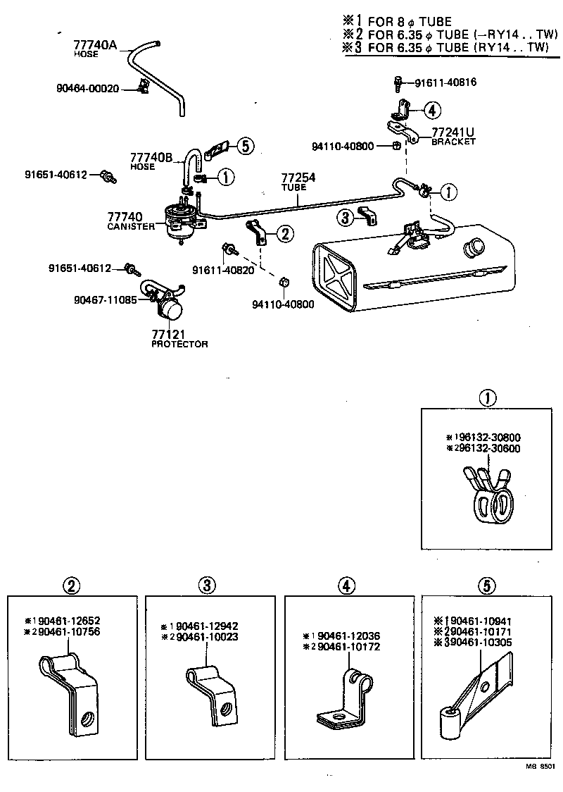 Fuel Tank & Tube