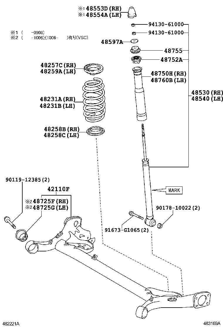 Rear Spring & Shock Absorber