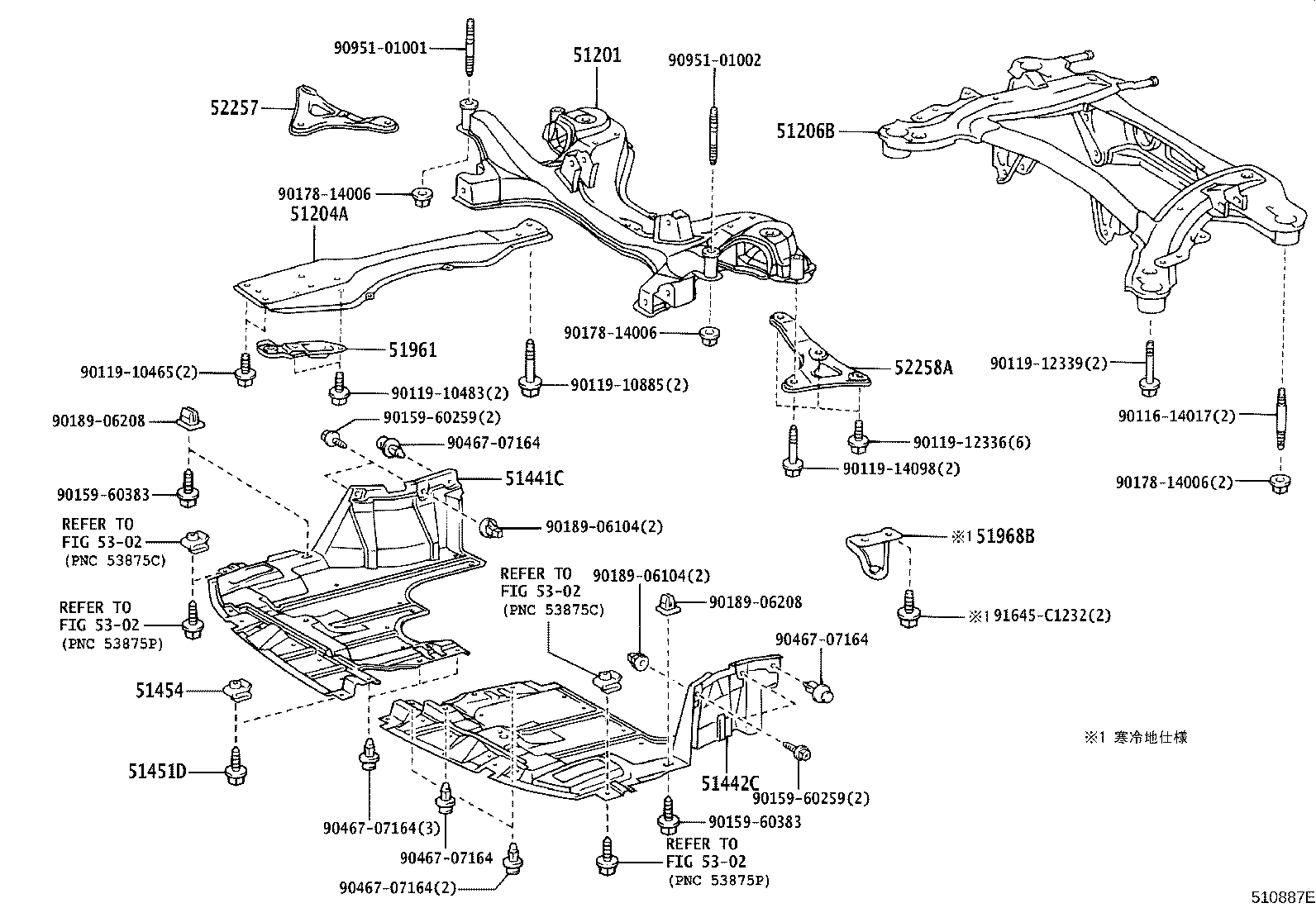 Suspension Crossmember & Under Cover