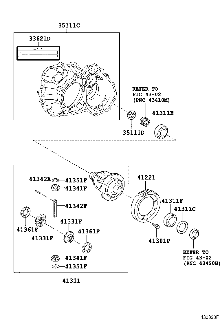 Front Axle Housing & Differential