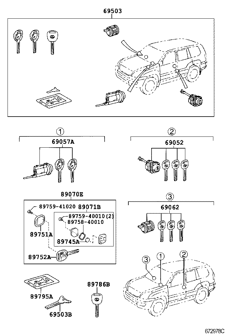 Lock Cylinder Set