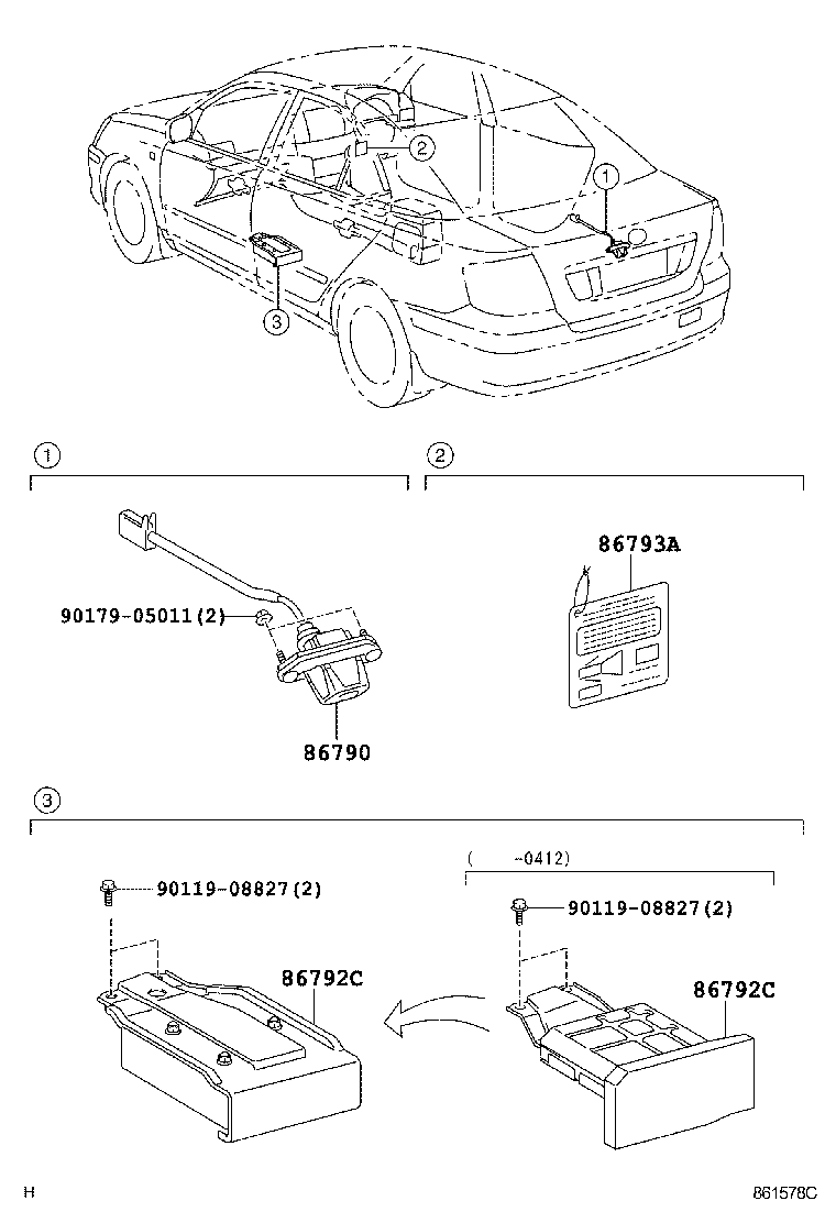 Rear Monitor Display Camera