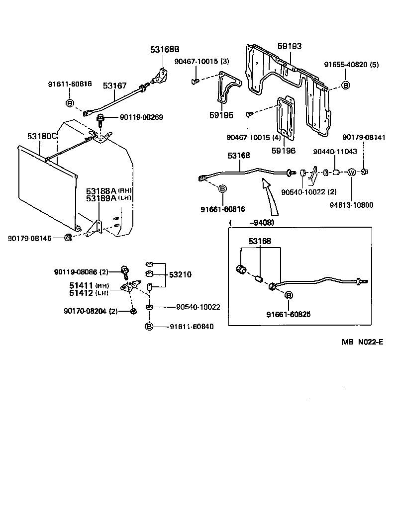 Radiator Support Wind Guide