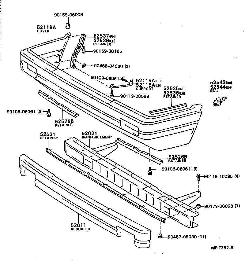 Front Bumper Bumper Stay