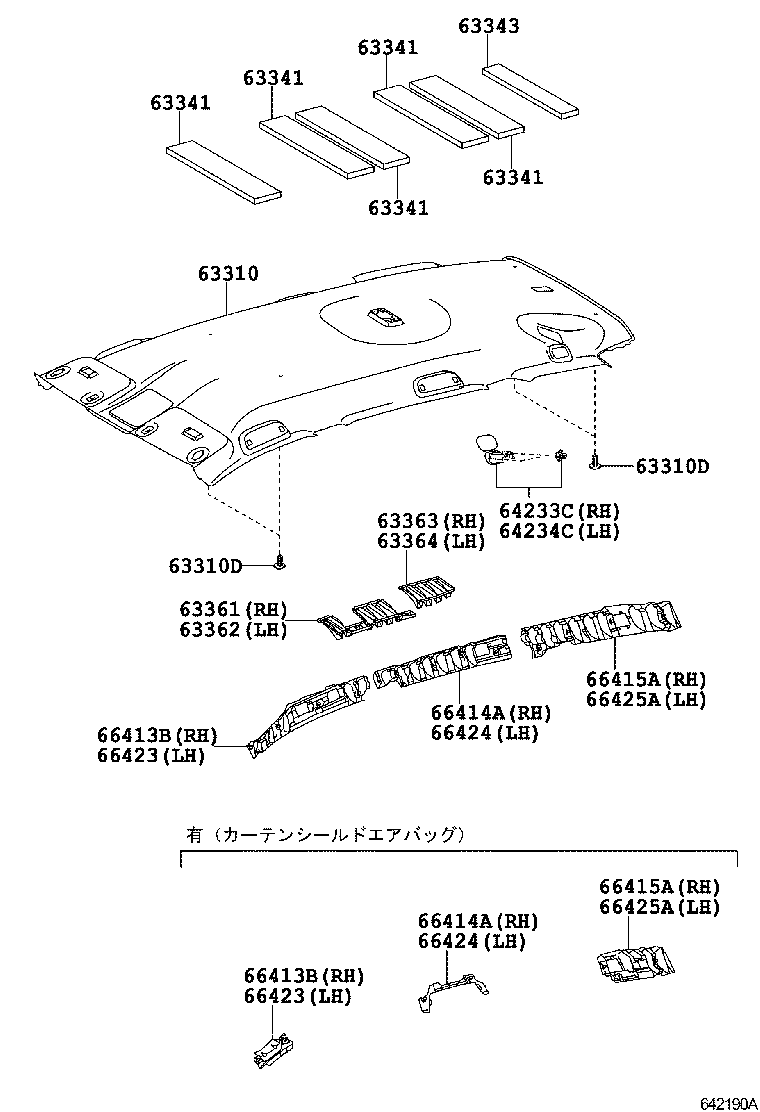 Headlining & Silencer Pad