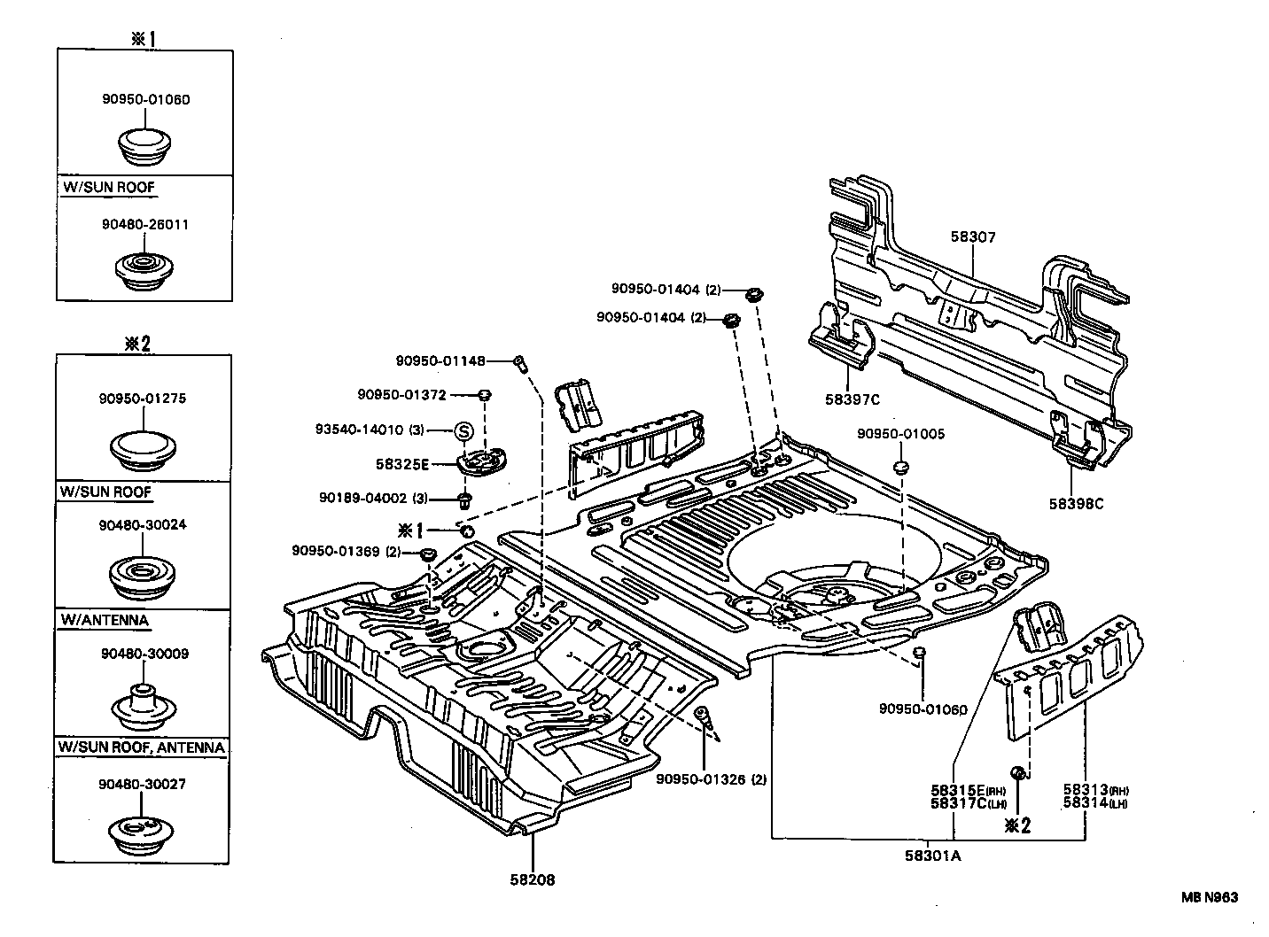 Floor Pan & Lower Back Panel
