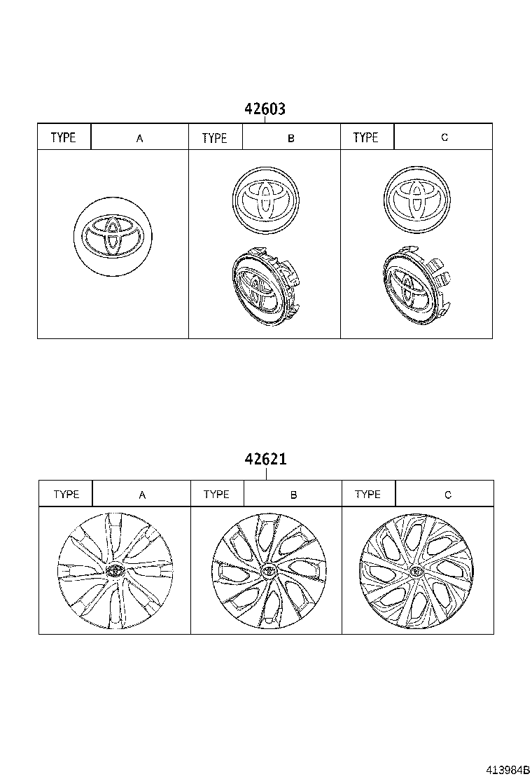 Tapa de rueda de disco