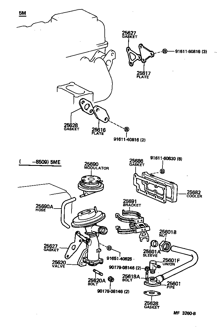 Sistema de recirculación de gases de escape