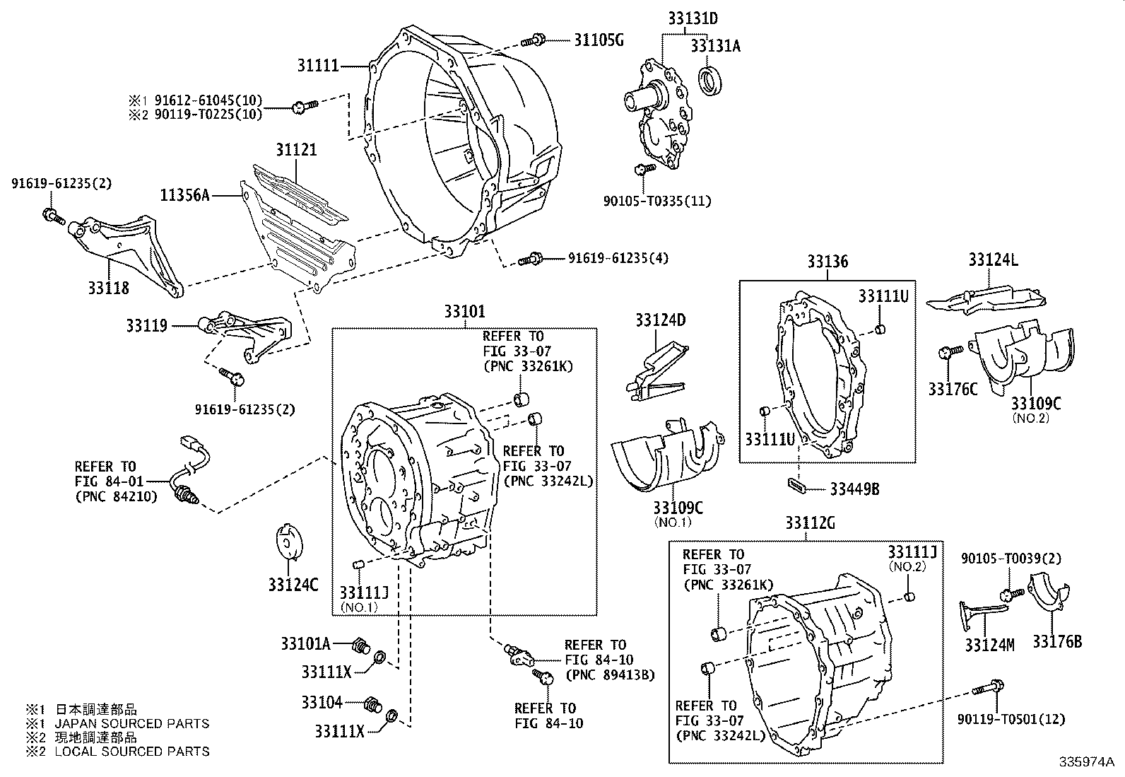 Carcasa de embrague + caja de transmisión