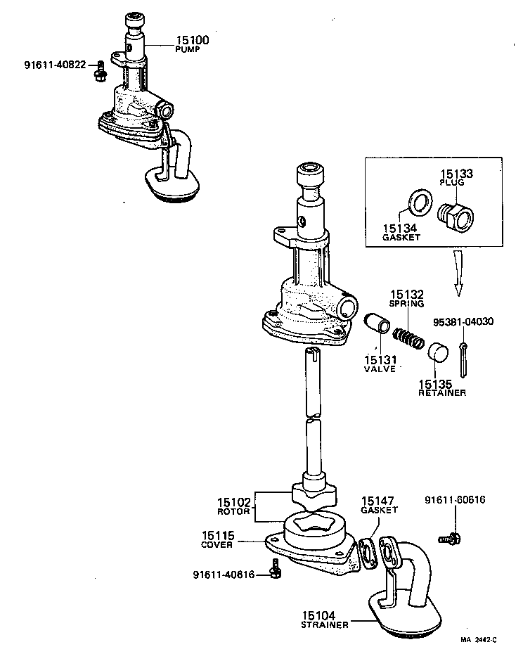 Bomba de aceite del motor