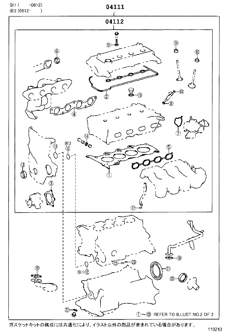 Engine Overhaul Gasket Kit