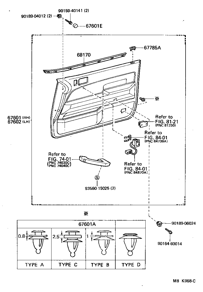 Front Door Panel & Glass