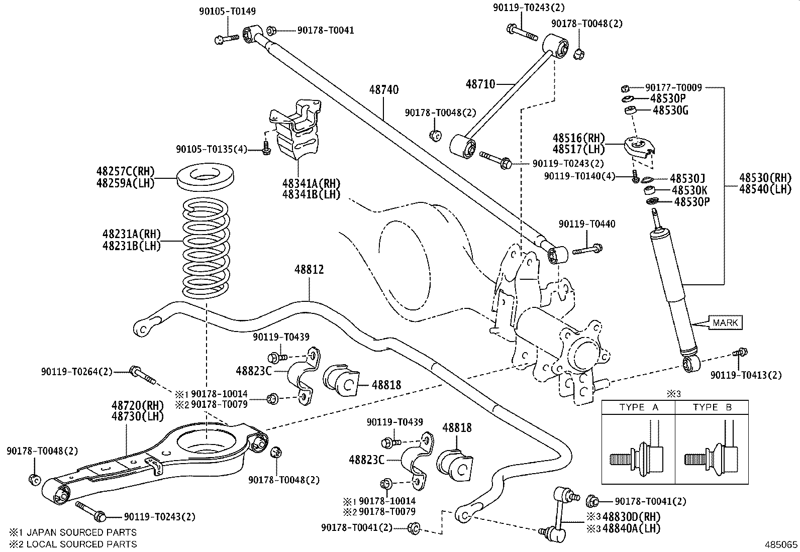 Rear Spring & Shock Absorber
