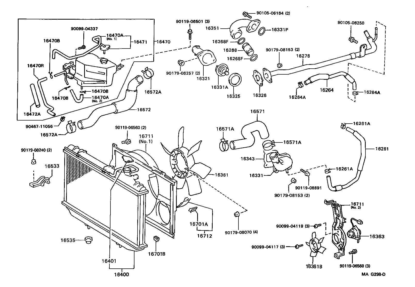 Radiator Water Outlet