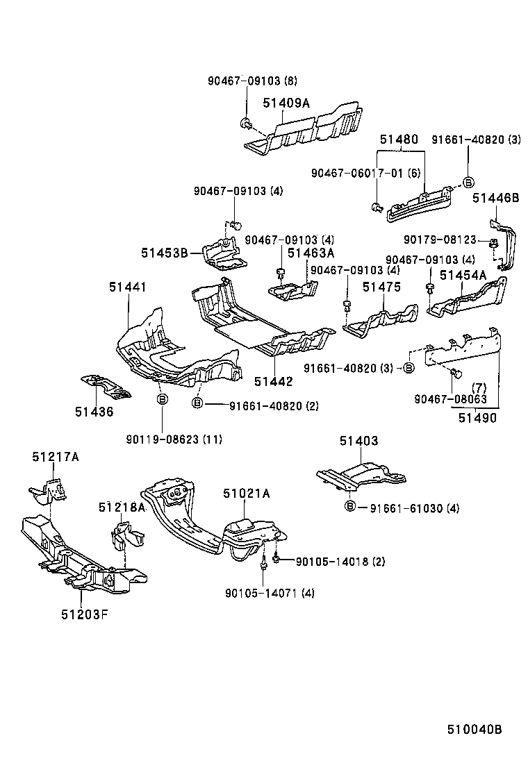 Suspension Crossmember & Under Cover