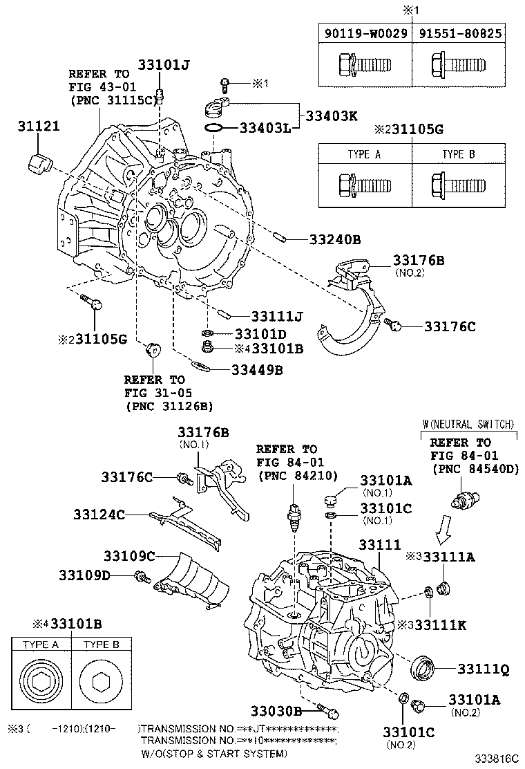 Clutch Housing + Transmission Case