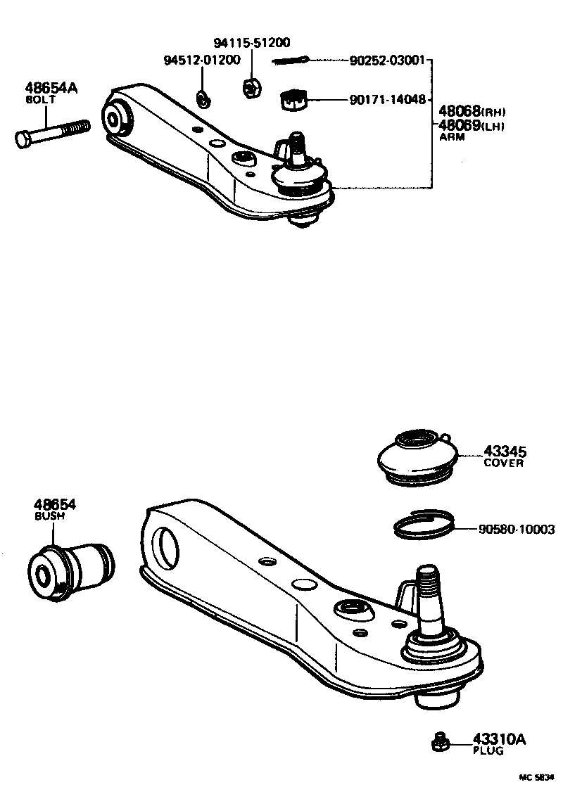 Front Axle Arm Steering Knuckle