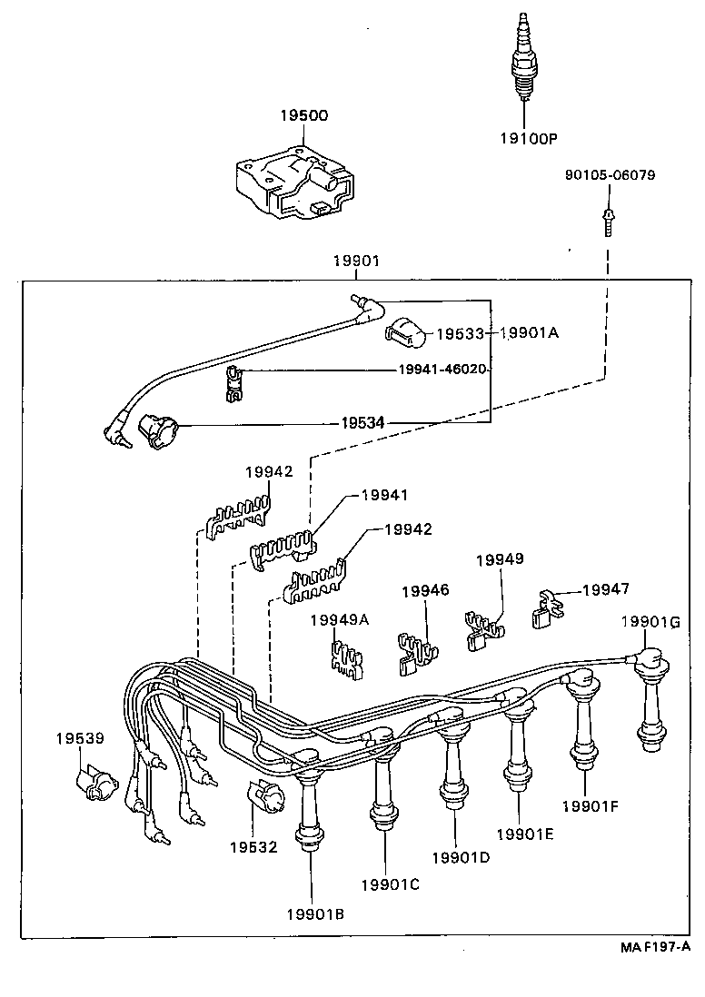 Ignition Coil Spark Plug Glow Plug