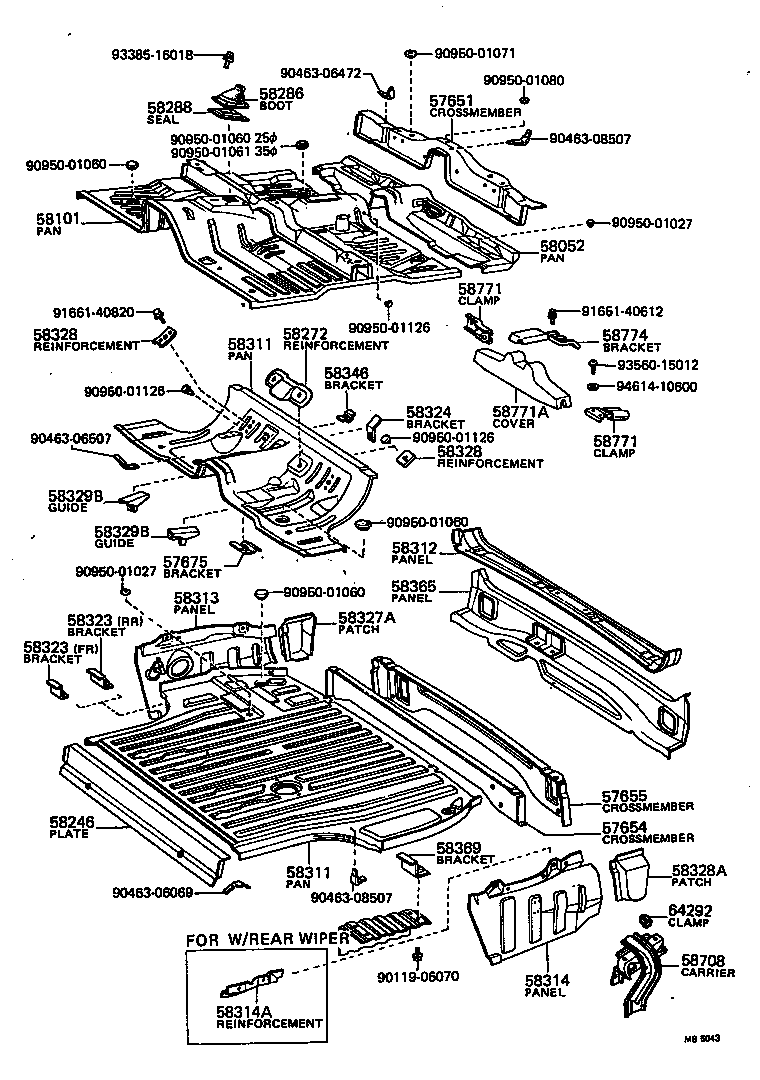 Floor Pan & Lower Back Panel