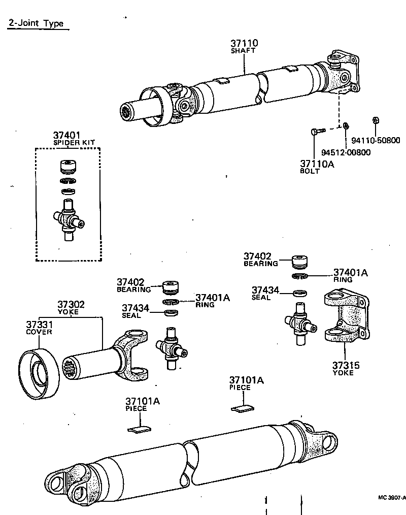 Propeller Shaft & Universal Joint