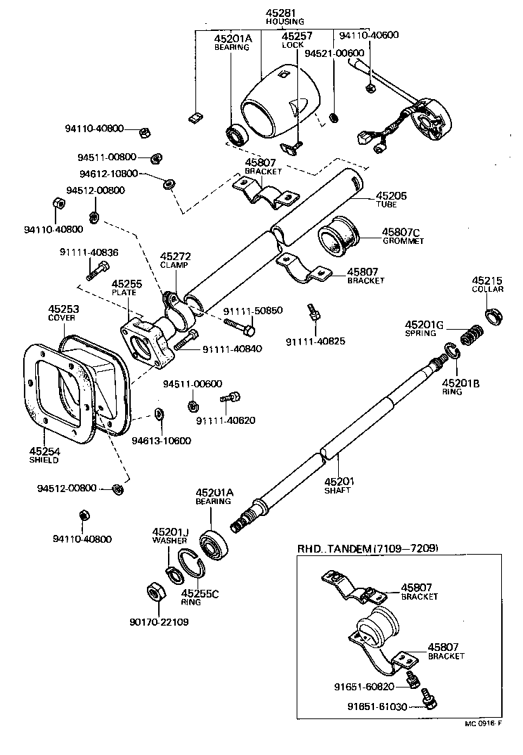 Steering Column & Shaft