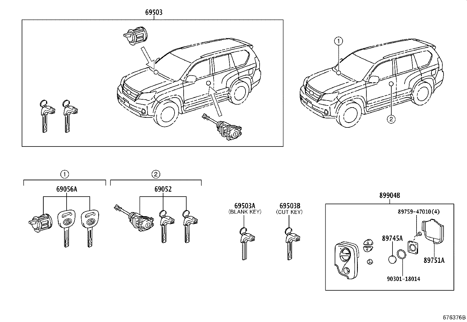 Lock Cylinder Set