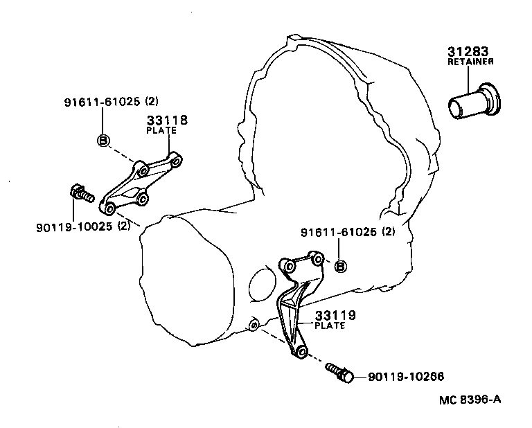 Clutch Housing + Transmission Case