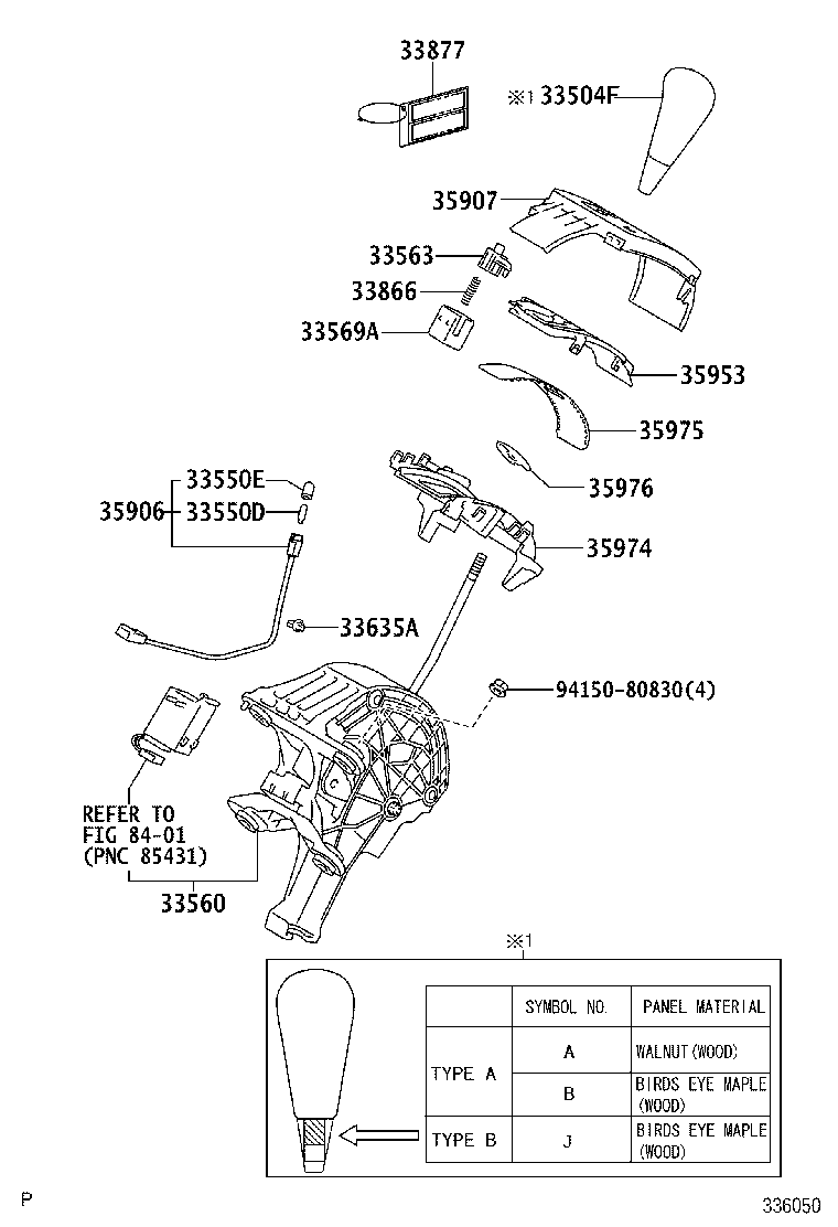 Shift Lever & Retainer